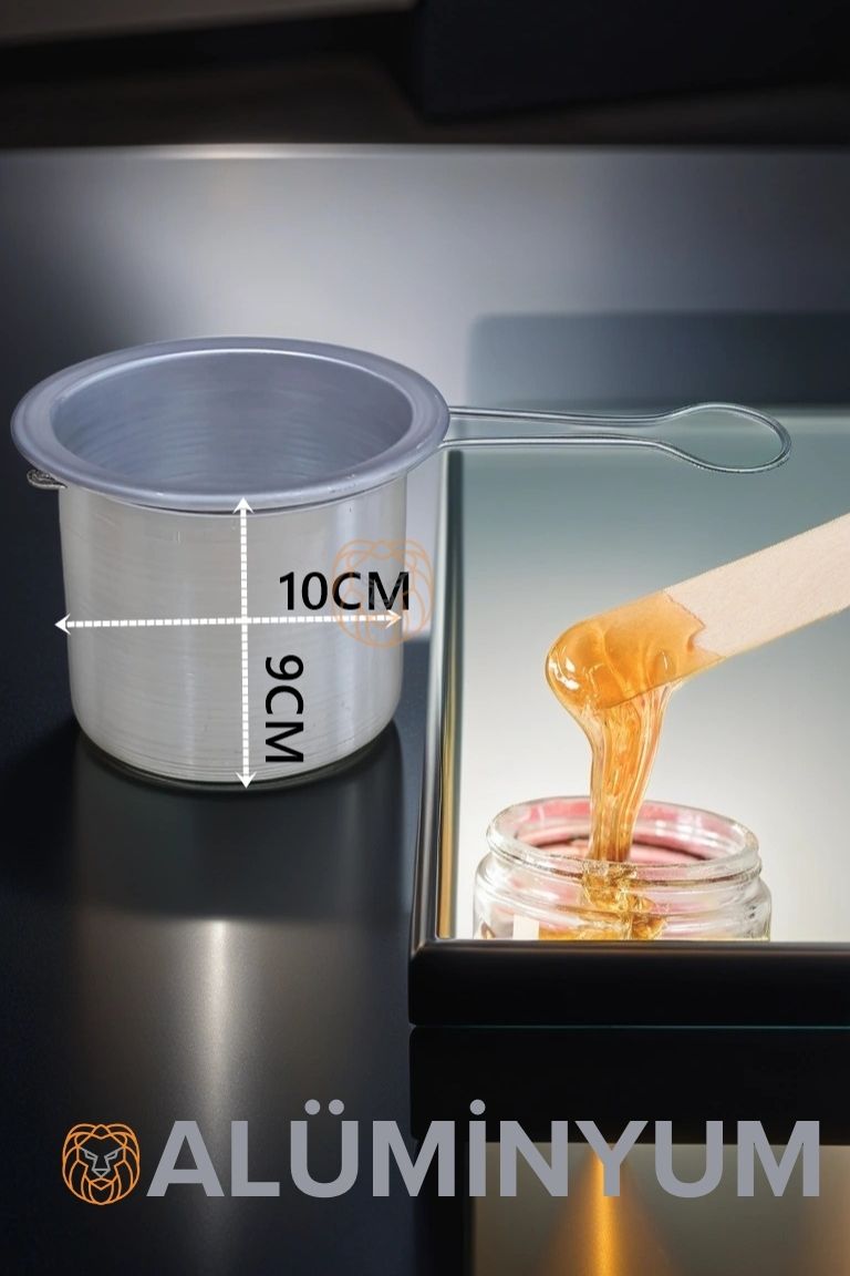 Profesyonel Alüminyum Ağda Cezvesi – Tüm Ağda Makineleriyle Uyumlu, Isıya Dayanıklı 719705