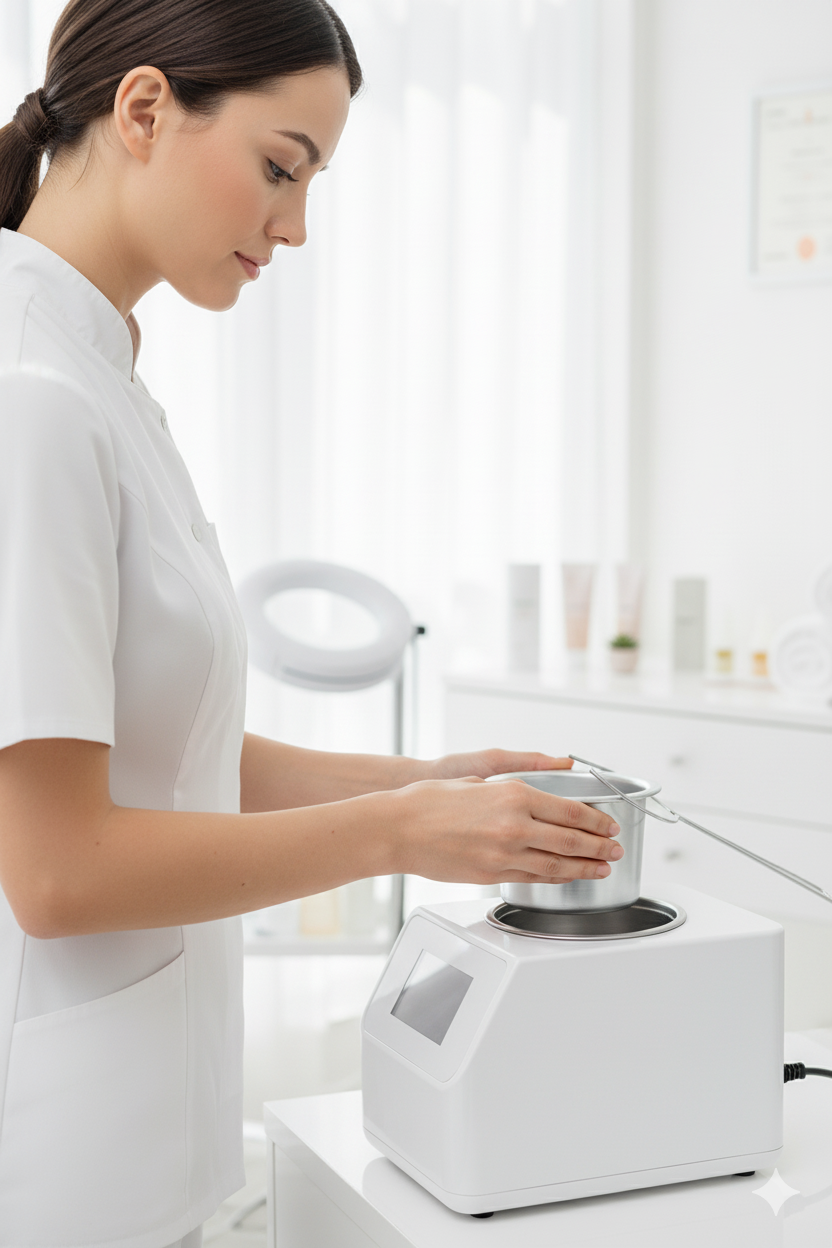 Profesyonel Alüminyum Ağda Cezvesi – Tüm Ağda Makineleriyle Uyumlu, Isıya Dayanıklı 719705