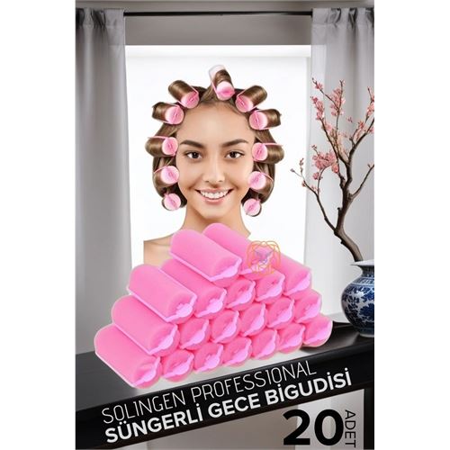 TransForMacion Süngerli Gece Bigudisi 3 cm 20 Adet Solingen Professional 719759