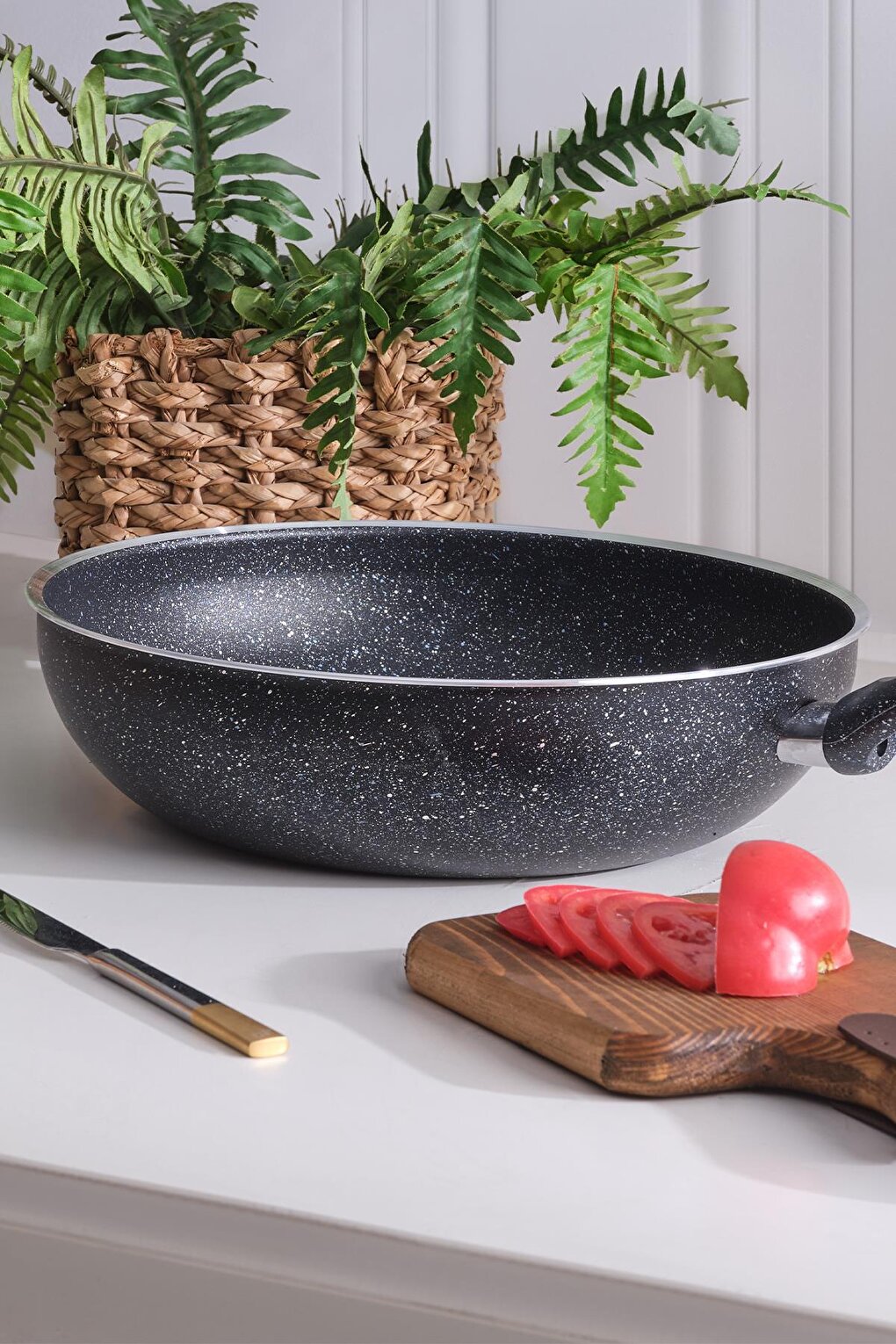Granit Döküm 8 Cm Derin Wok Tava 27 Cm 719854