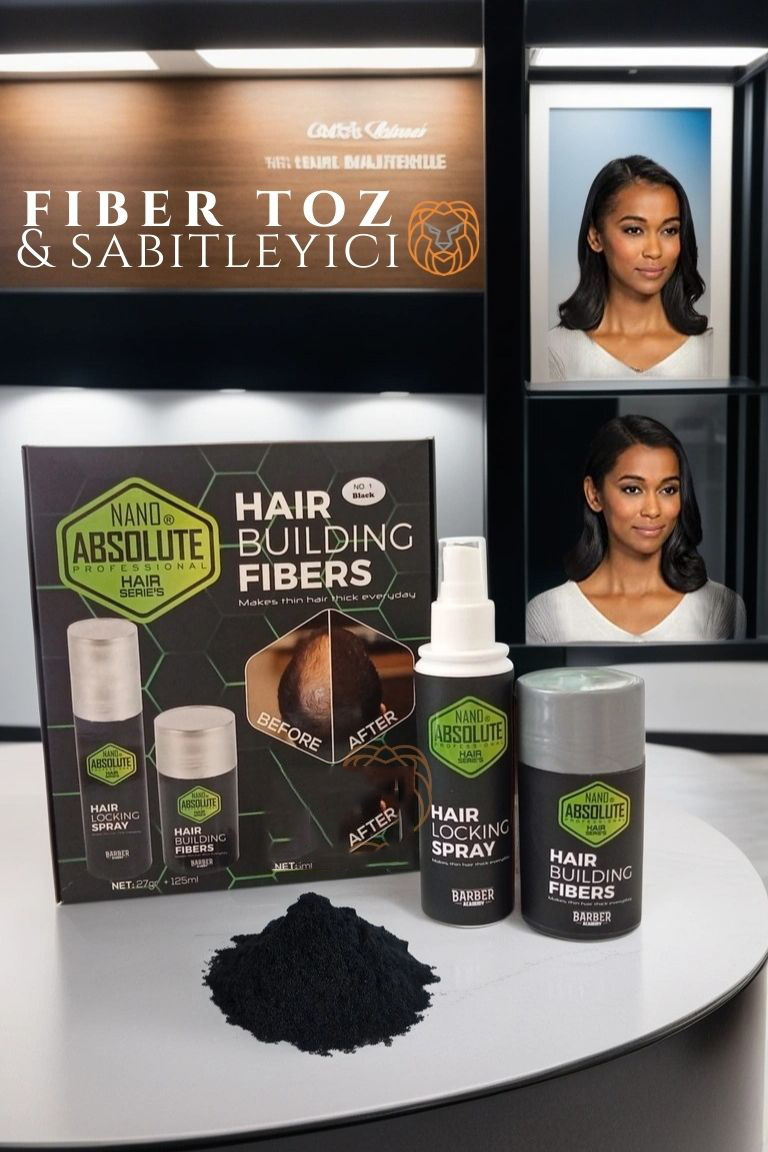 TransForMacion Saç Dolgunlaştırıcı Fiber Topik Toz Sabitleyici Set Nano Absolute 719877