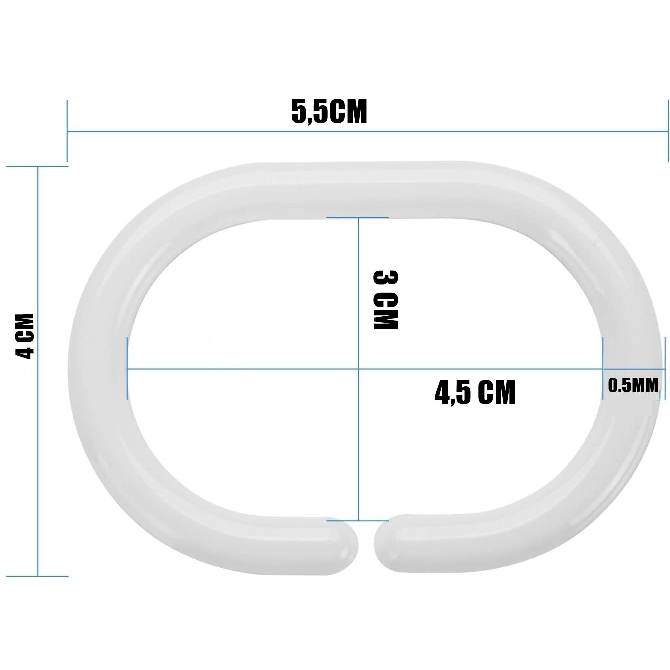 Banyo Perde Halkaları 40 ADET 719911
