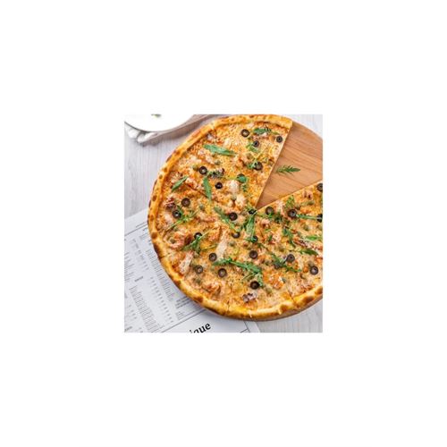 TransForMacion Ahşap Pizza Lahmacun Pide Sunum ve Kesim Tahtası 34 cm 4 ADET 719916 