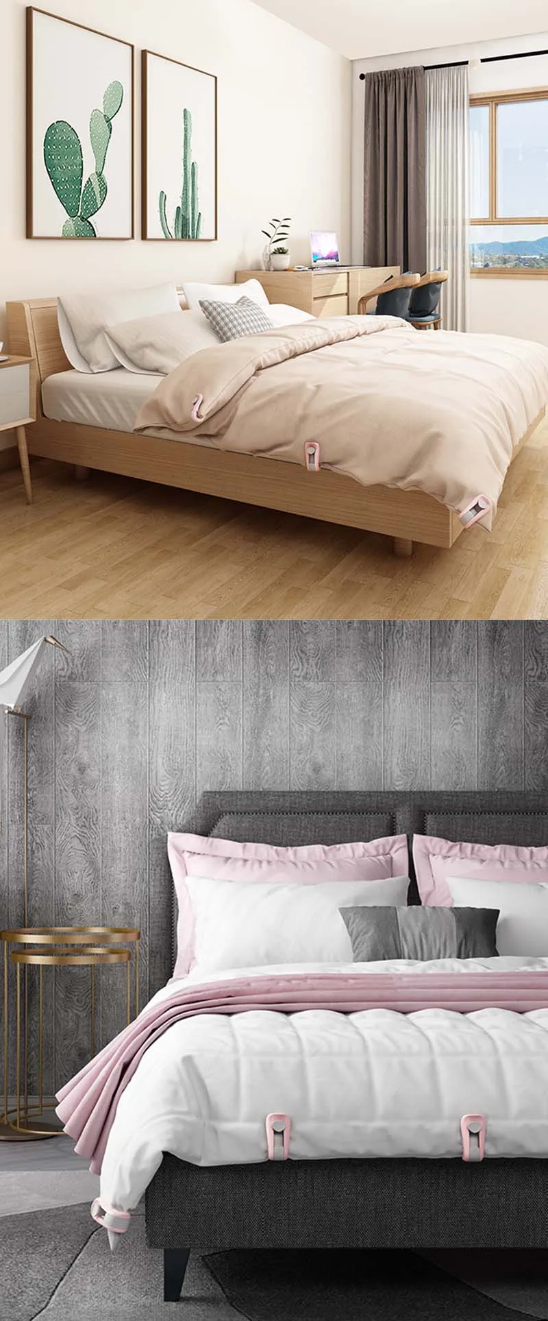 TransForMacion Yorgan Çarşaf Kılıf Tutucu 16 Adet Klips PEMBE 719920