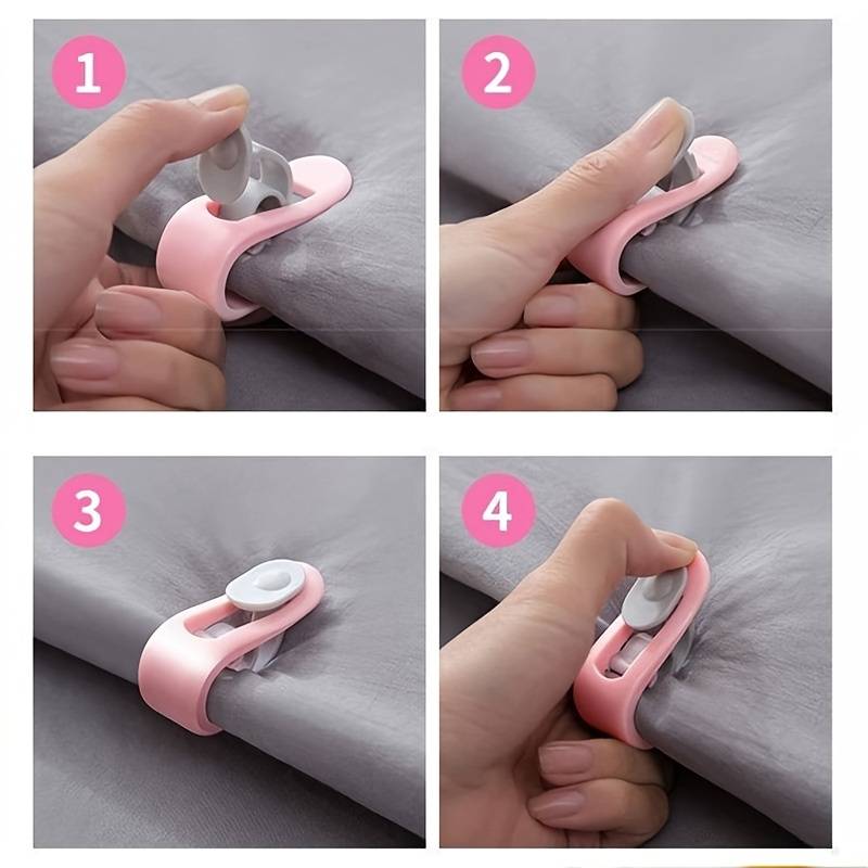 TransForMacion Yorgan Çarşaf Kılıf Tutucu 16 Adet Klips PEMBE 719920