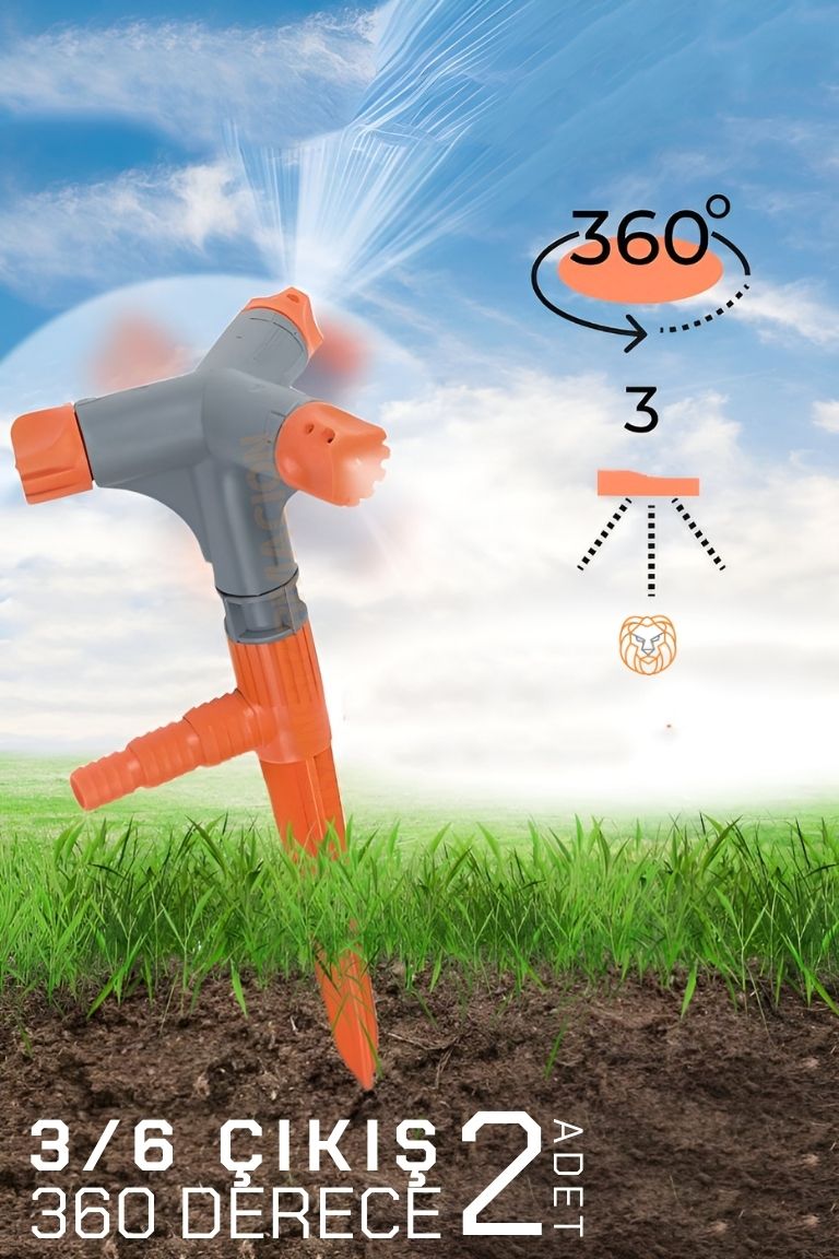 TransForMacion Bahçe Sulama 3 lü Sprink 2 ADET 719947