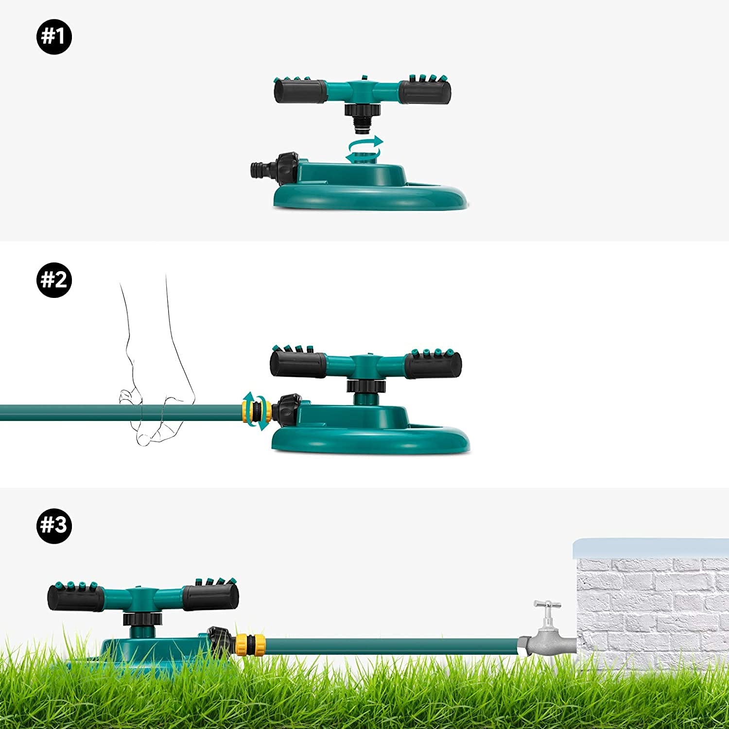 TransForMacion Bahçe Sulama Dönerli 4 lü Sprink 719950