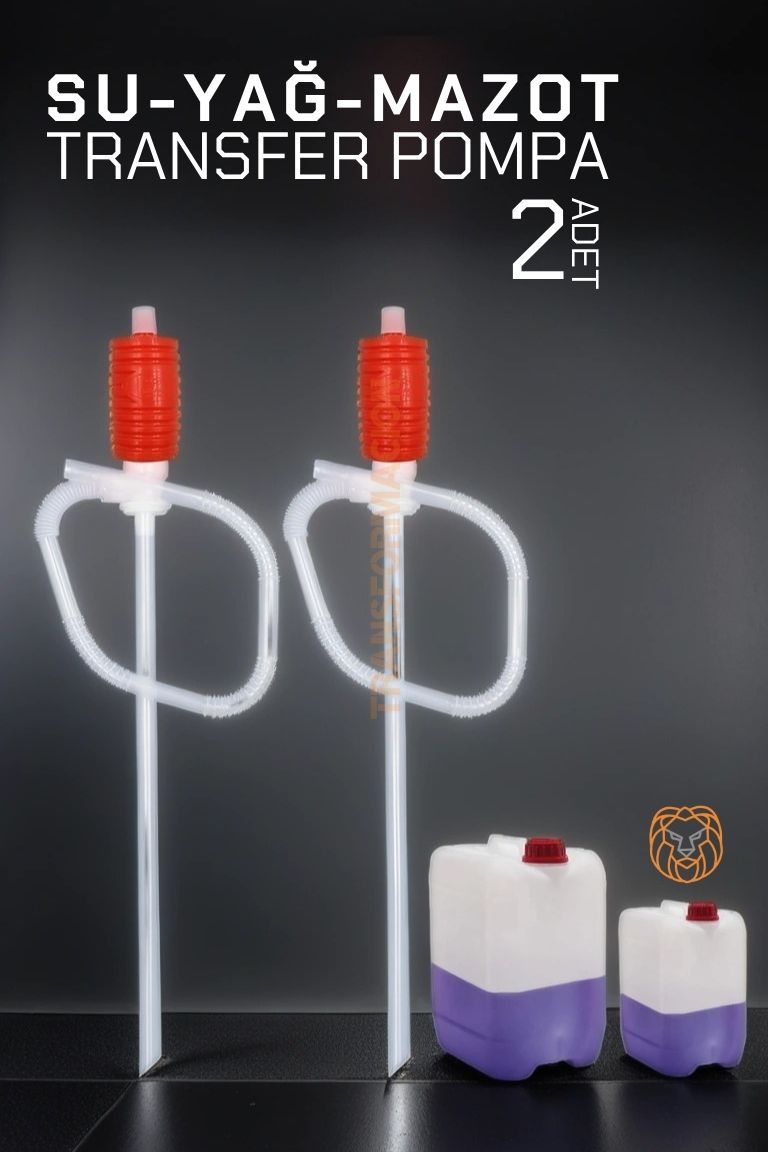 Sıvı Transfer Pompası 2 ADET Su Yağ Mazot 719951