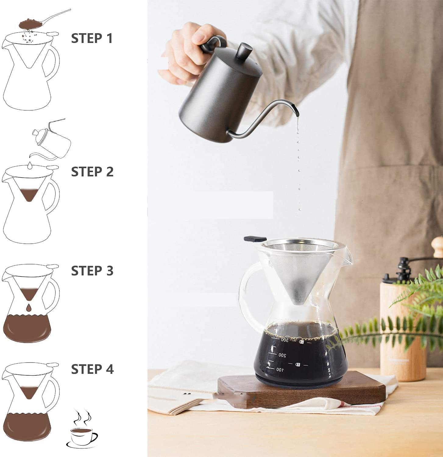 Transformacion Pour Over Filtreli Kahve Demliği K.Grafenauer Design 719986