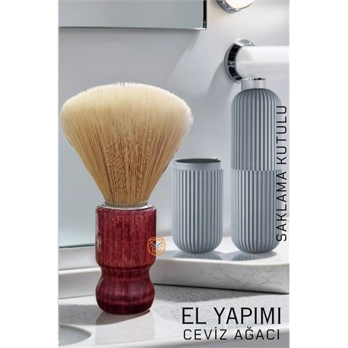 TransForMacion Ebony Kutulu El Yapımı Sakal Tıraş Fırçası 714019