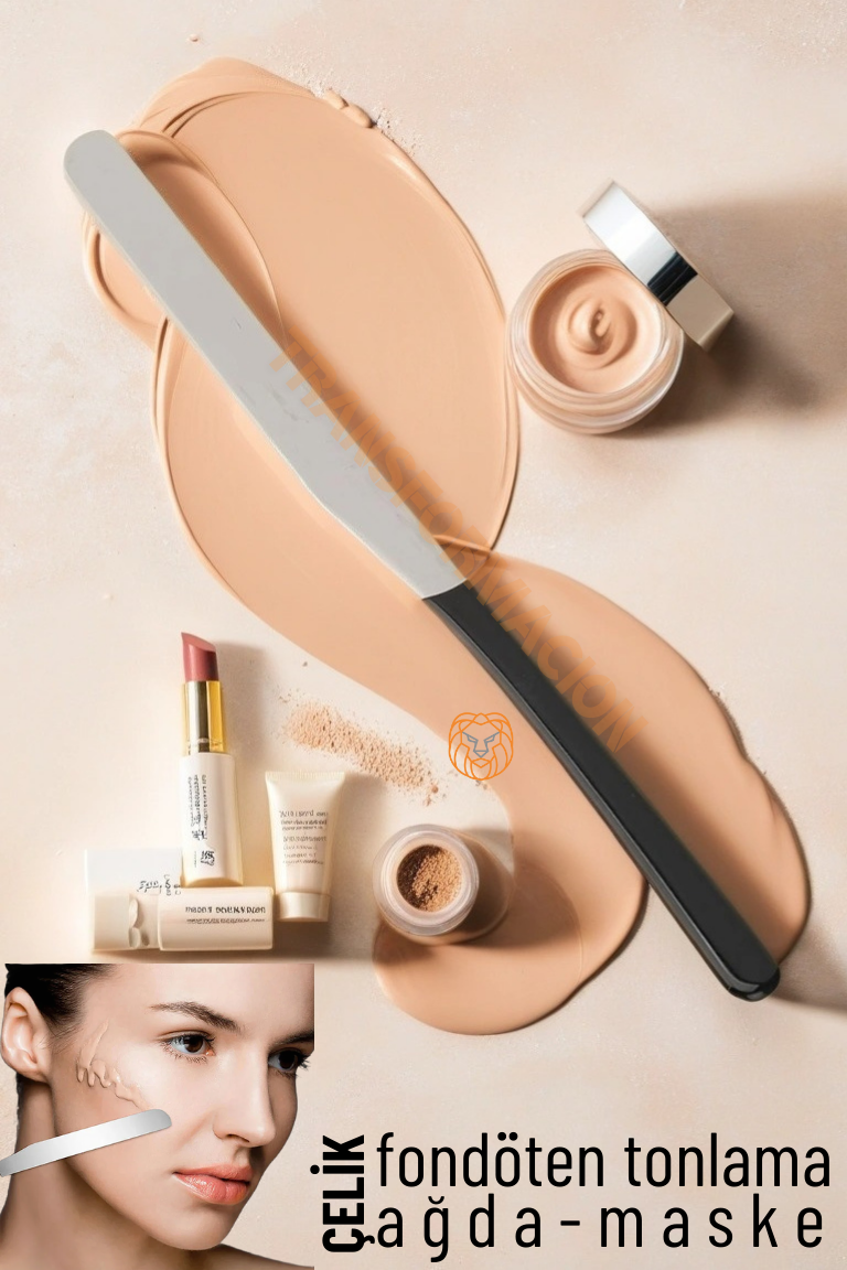 Maske Sıvı Fondöten Tonlama Spatulası Çelik 719997