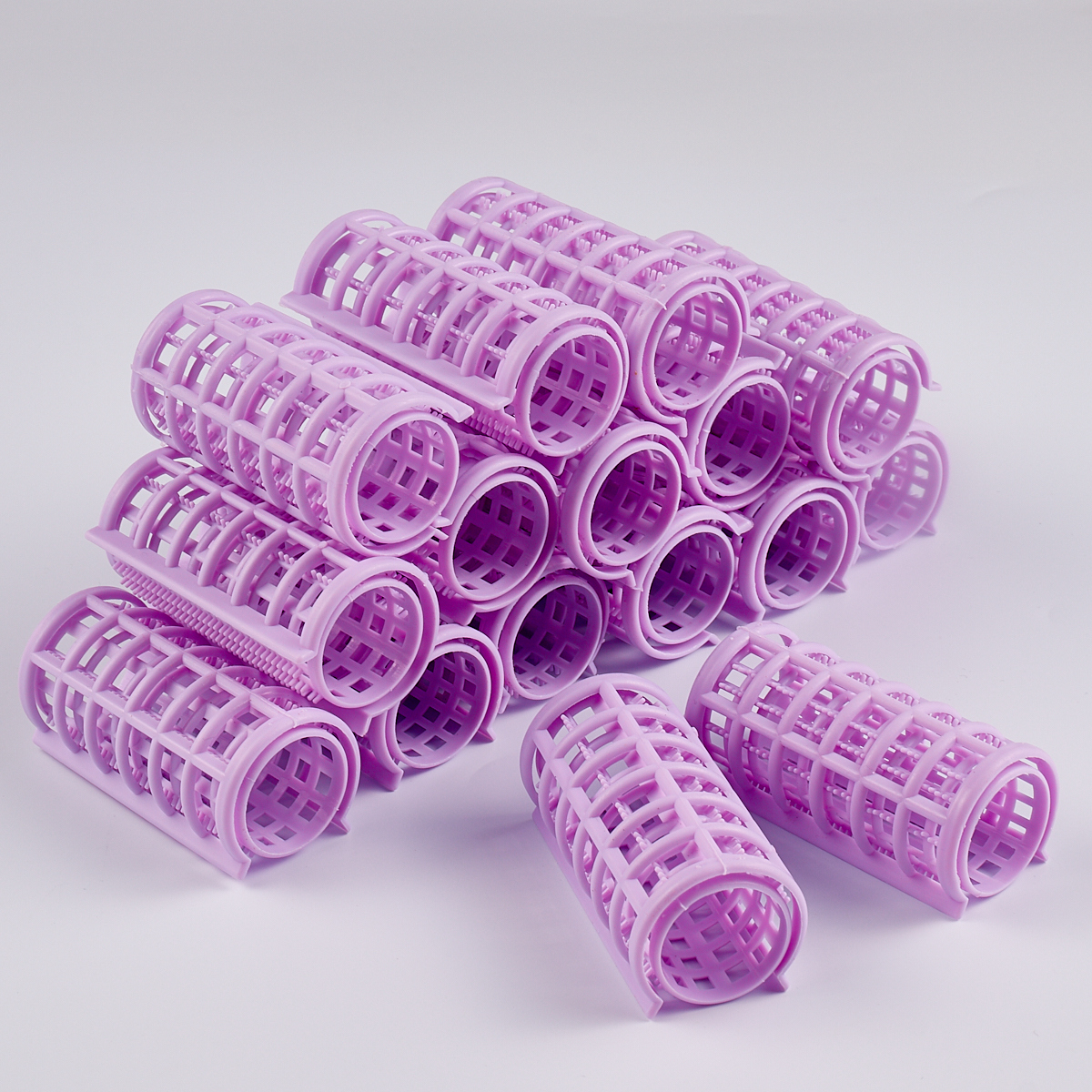 Kafes Gece Bigudisi Isısız Saç Şekillendirme Doğal Bukle Bigudisi 20 Adet 720025