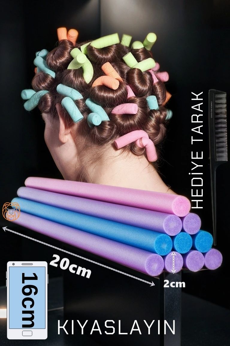 TransForMacion Sosis Bigudi 2 CM 12 ADET  Solingen Professional 720026