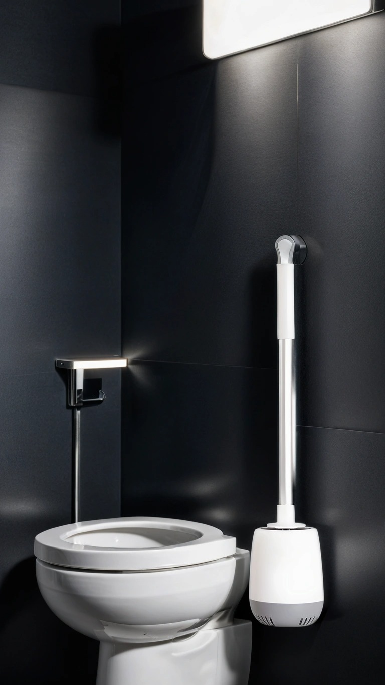 TransForMacion Uzun Klozet Fırçası Duvara Monte Çelik Sap 720033