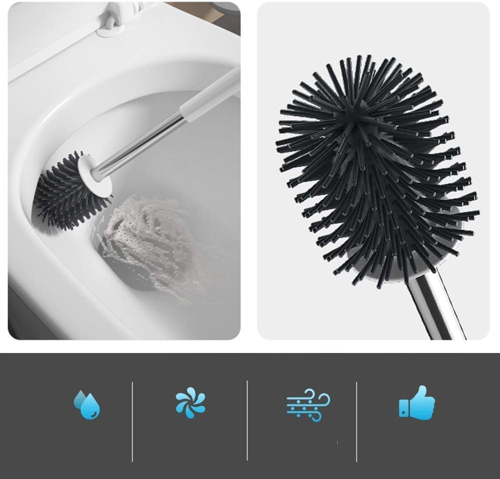 TransForMacion Uzun Klozet Fırçası Duvara Monte Çelik Sap 720033