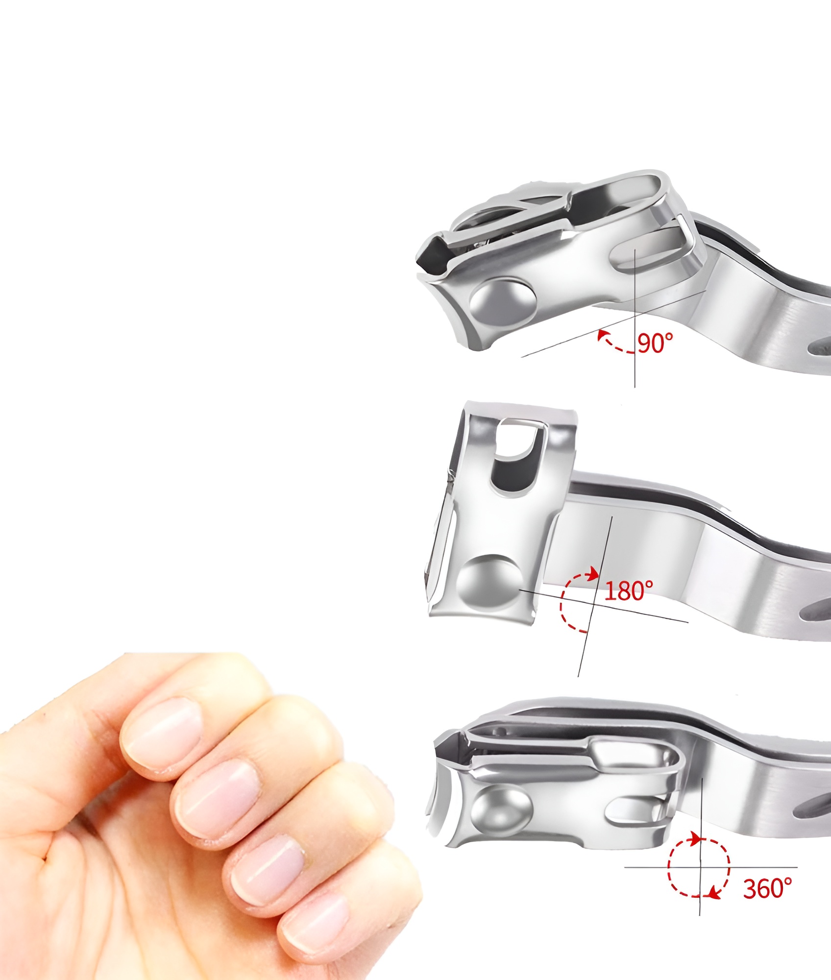 TransForMacion 360 Derece Tırnak Makası 2 ADET Solingen Profesyonel 718177