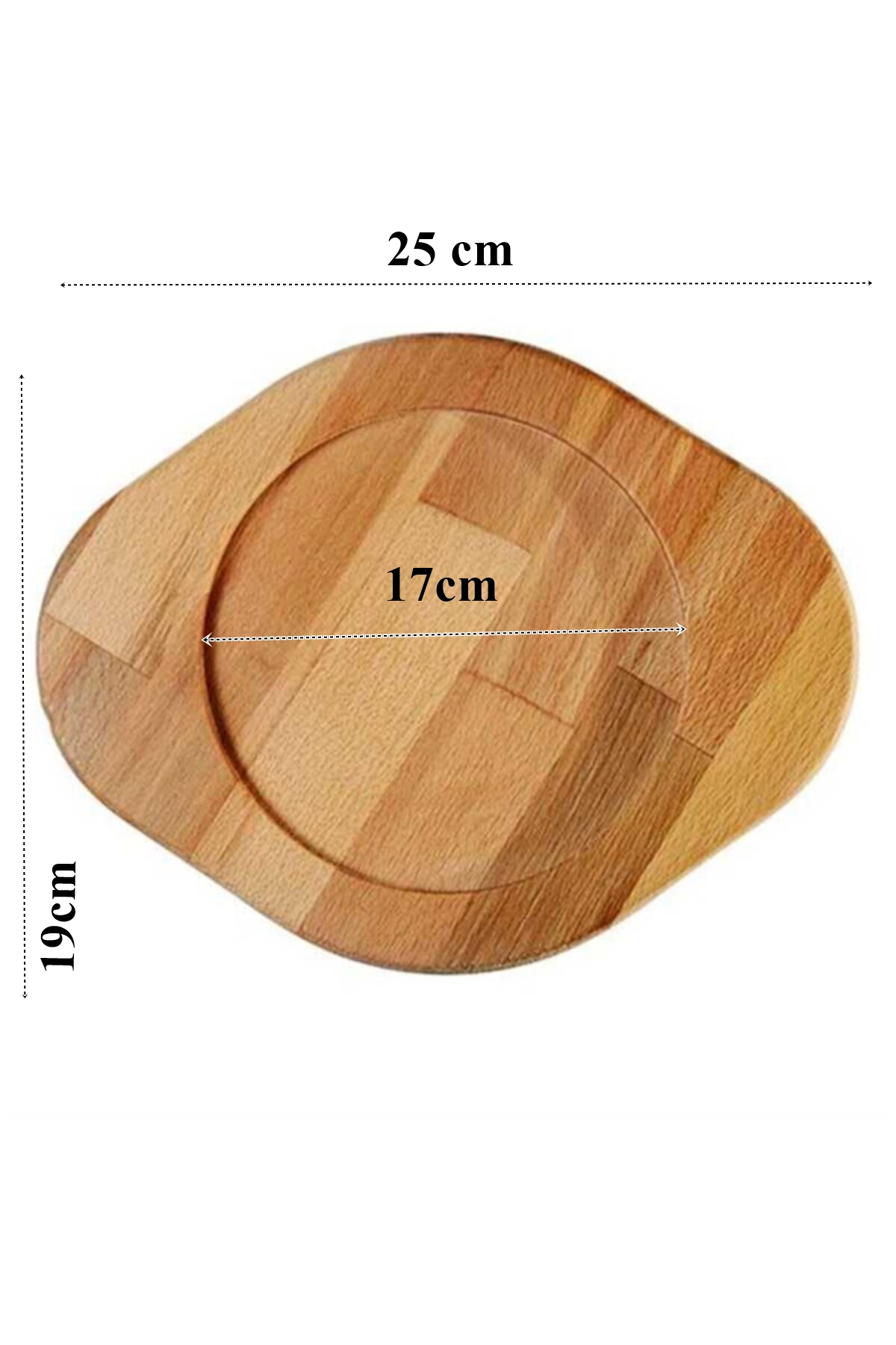 TransForMacion Ahşap Sahan Altlığı 2 ADET 17 cm 719344	