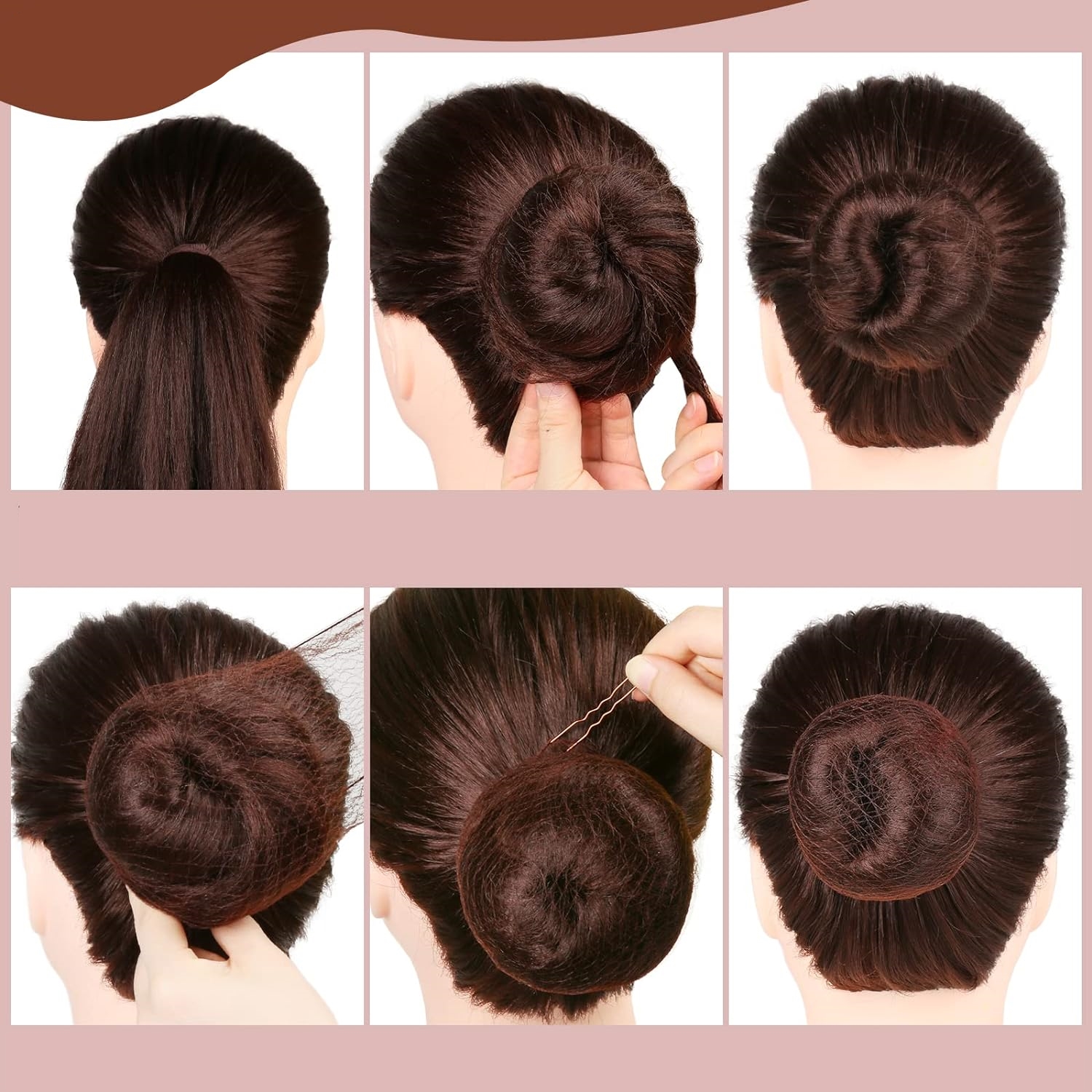 KAHVE Saç Filesi Görünmez 12 ADET 720099