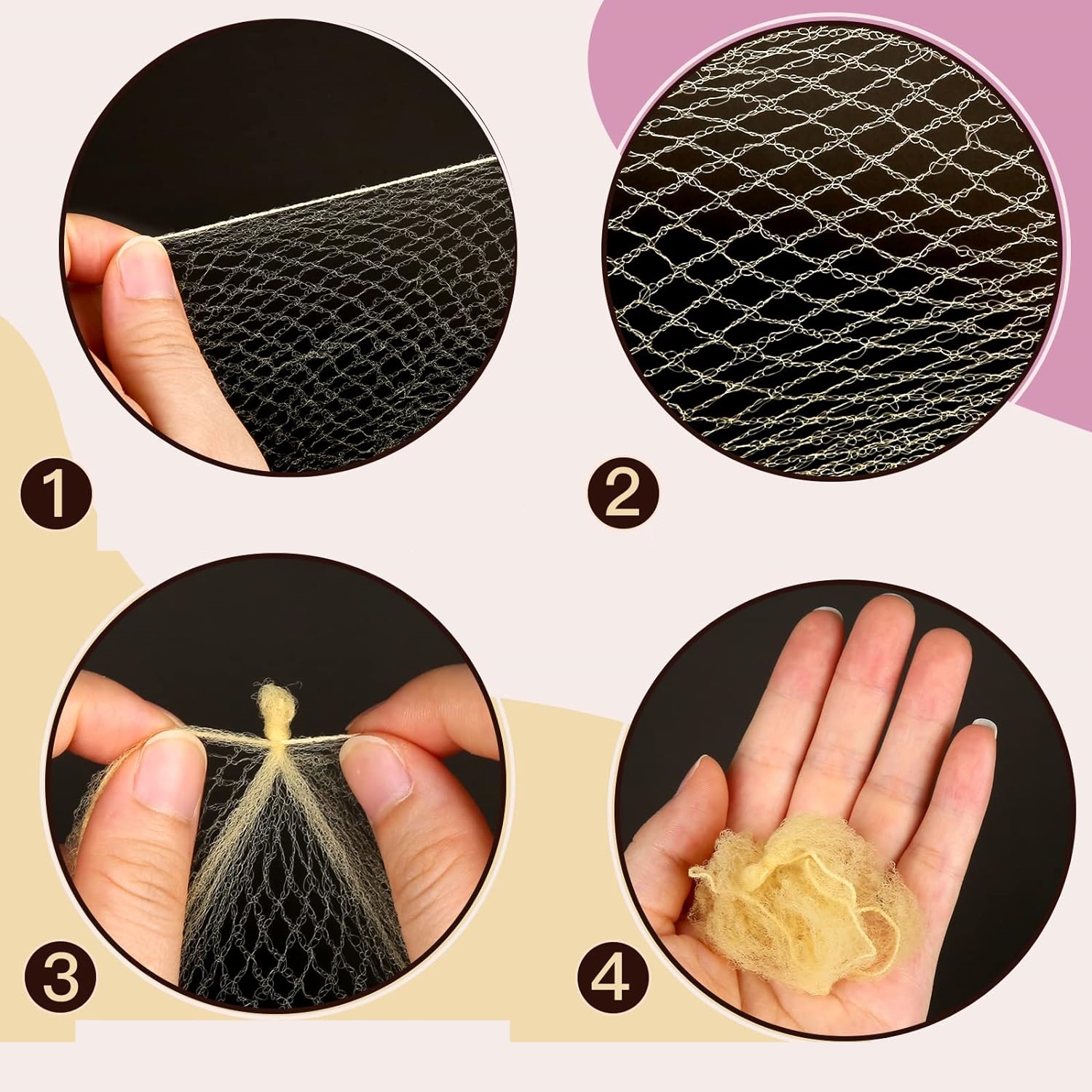 SARI Saç Filesi Görünmez 12 ADET 720100