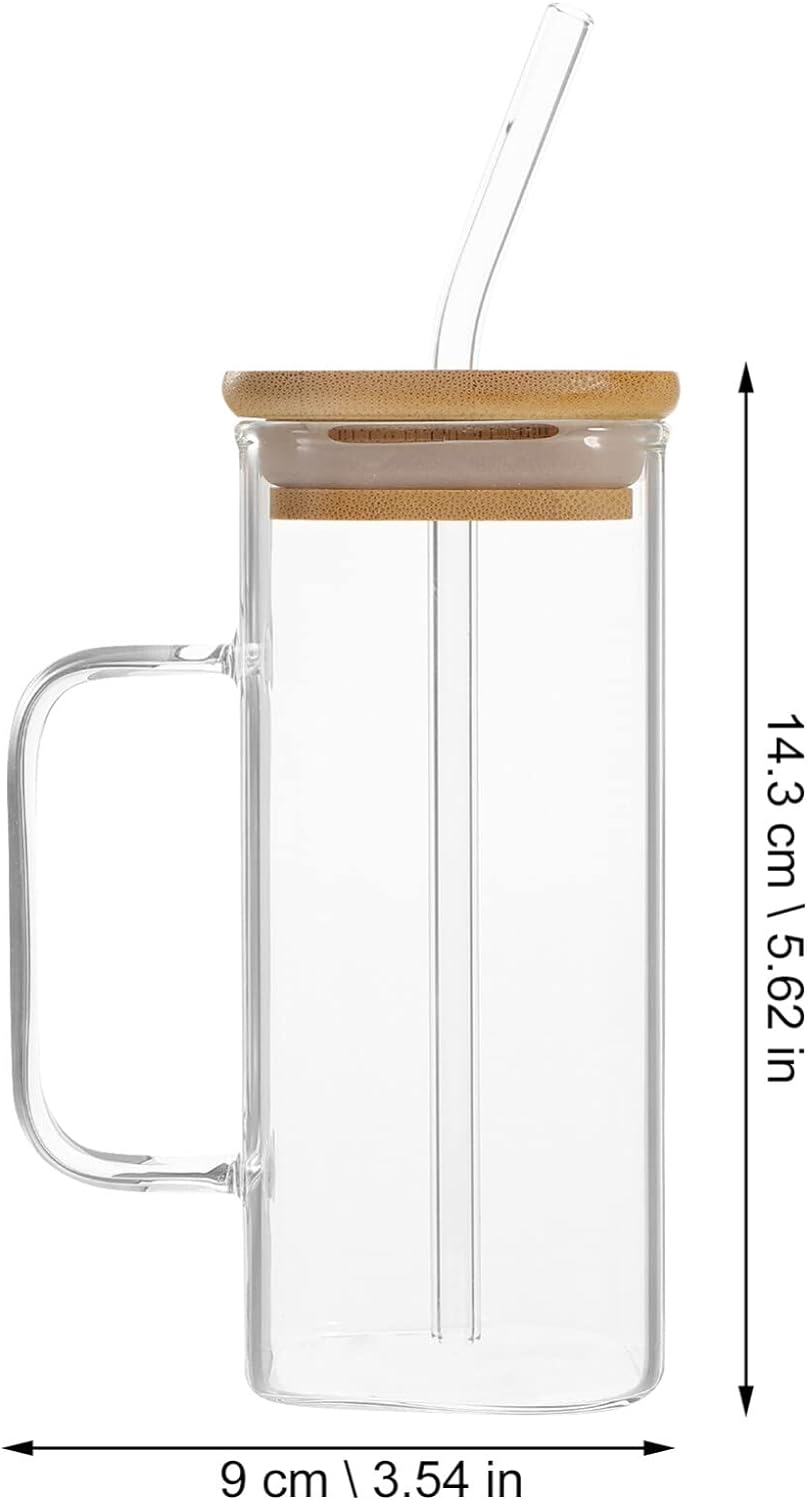 Transformacion Bambu Kapaklı Kavanoz Bardak 2 ADET 720102