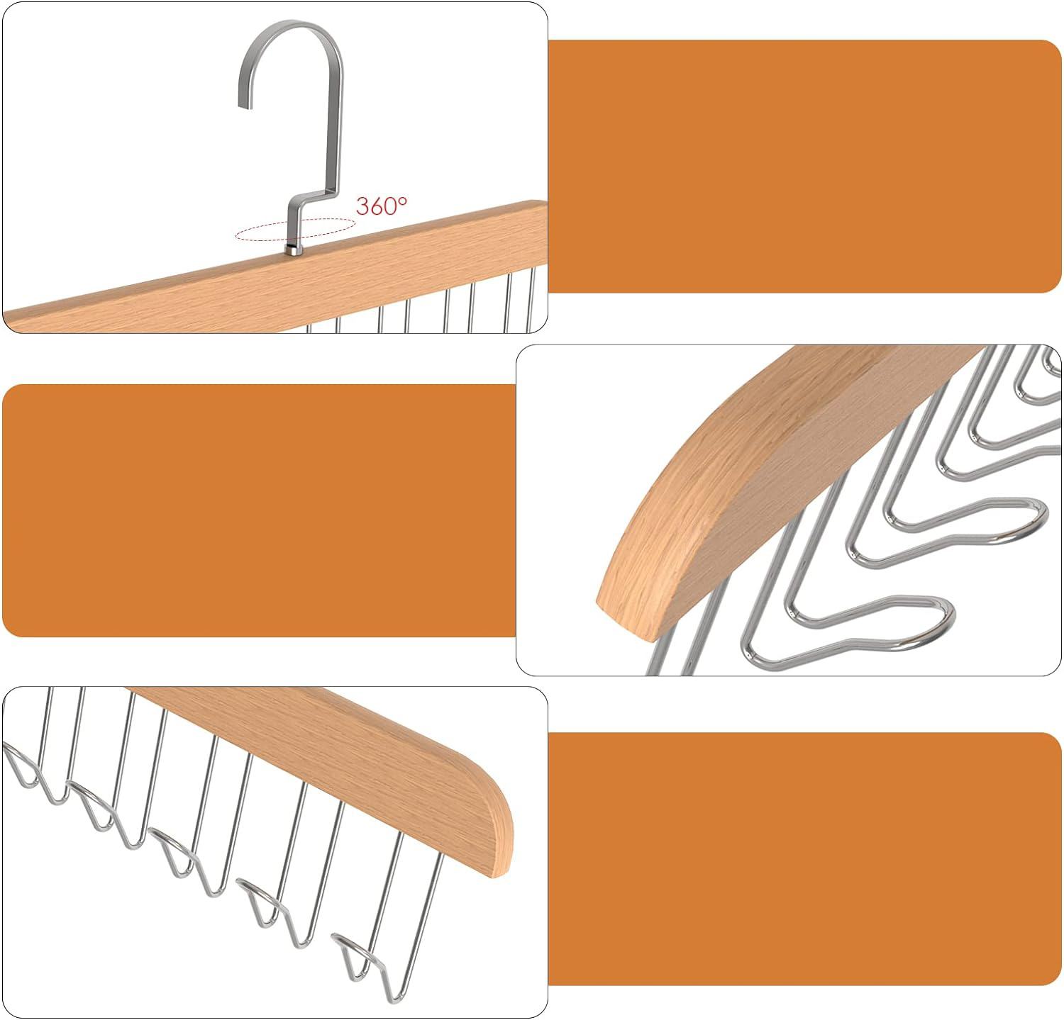 Dolap İçi Askı 2 adet Sütyen Şal Kravat Kemer Çanta 720103