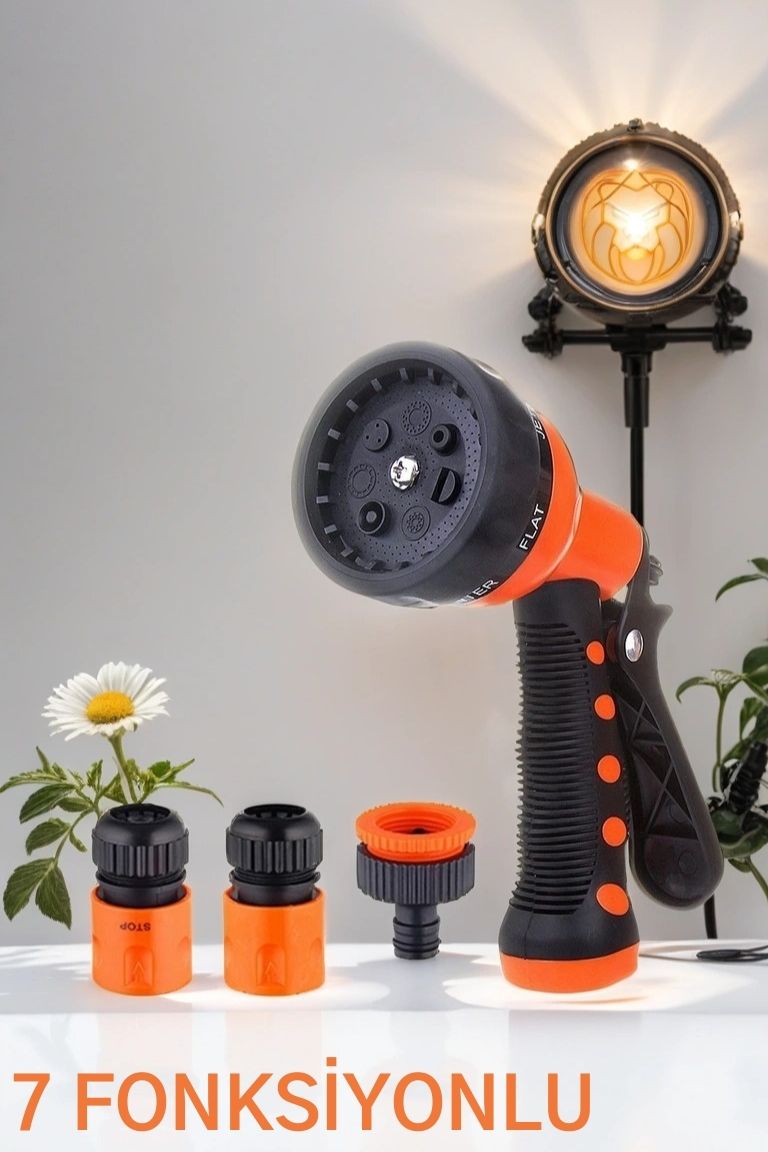Sulama Tabancası Seti 7 FONKSİYON 3 Aparatlı 718858