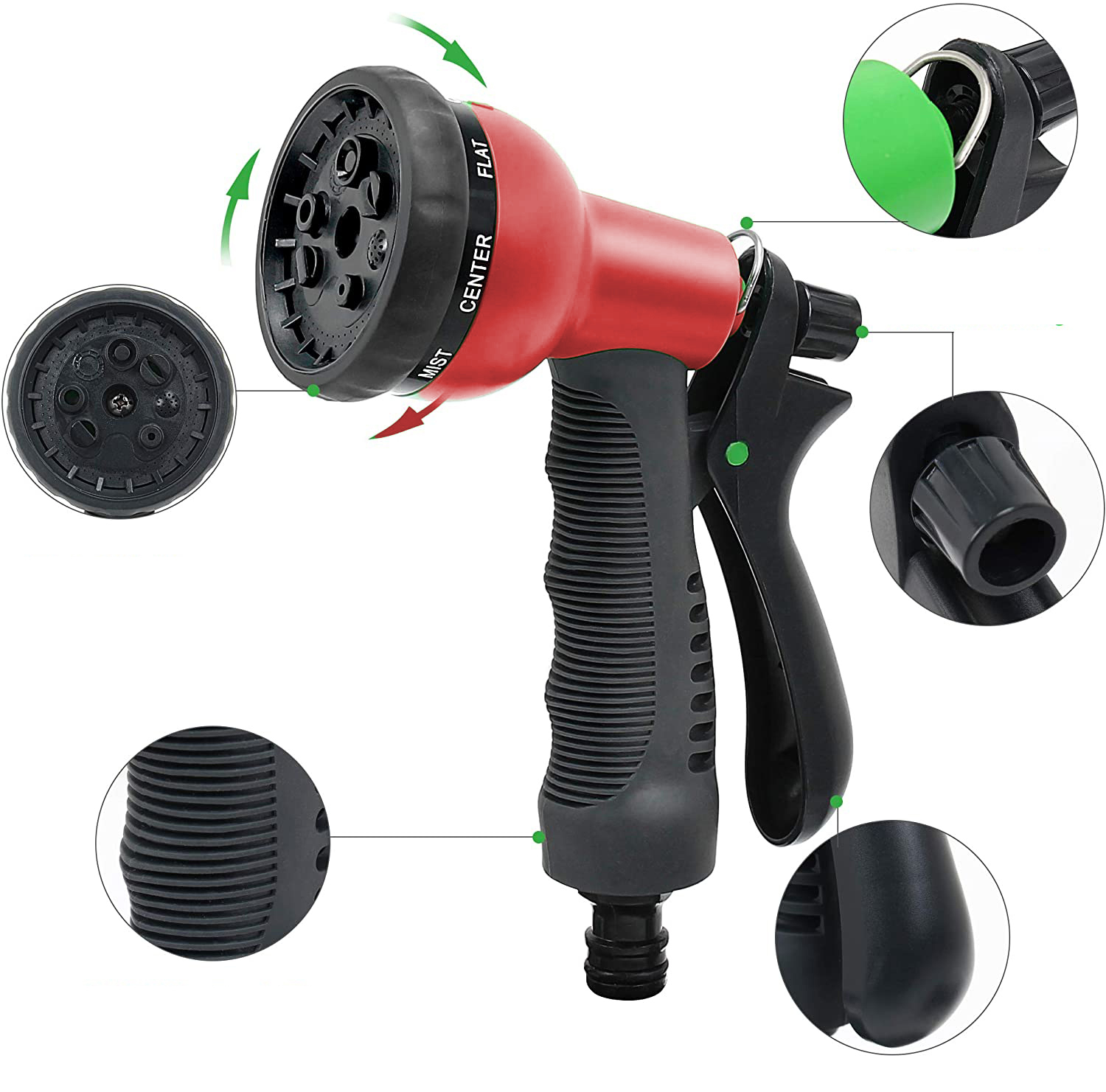 Sulama Tabancası Seti 7 FONKSİYON 3 Aparatlı 718858