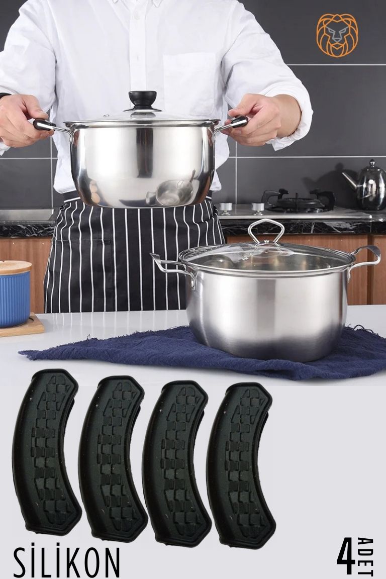 Tencere Tutucu Silikon 4 ADET 720172