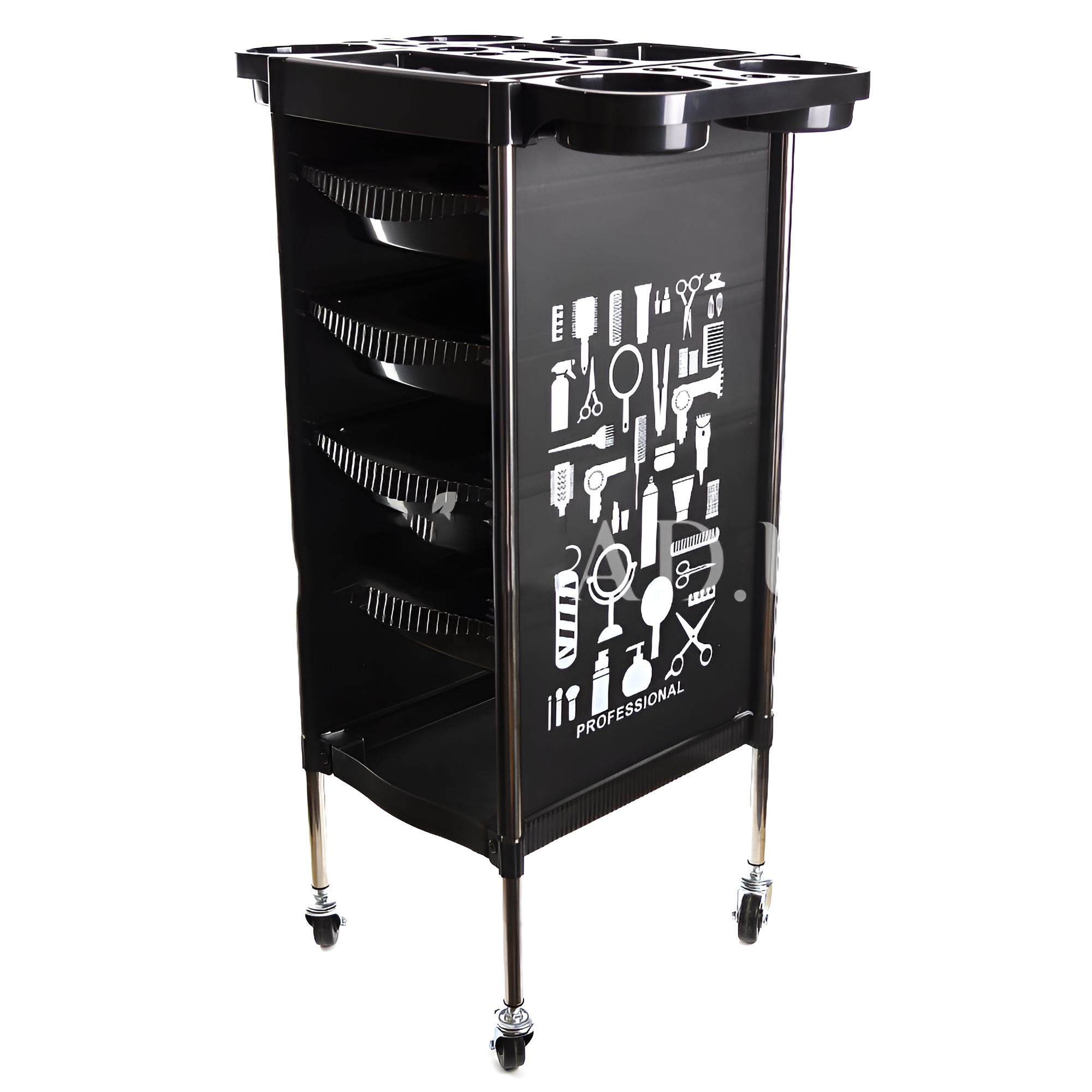 Raflı Kuaför Arabası Absolute Professional 720209