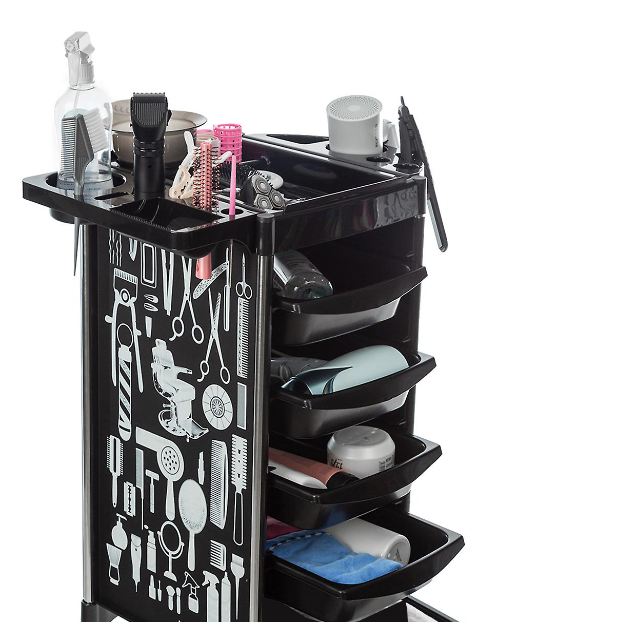 Raflı Kuaför Arabası Absolute Professional 720209