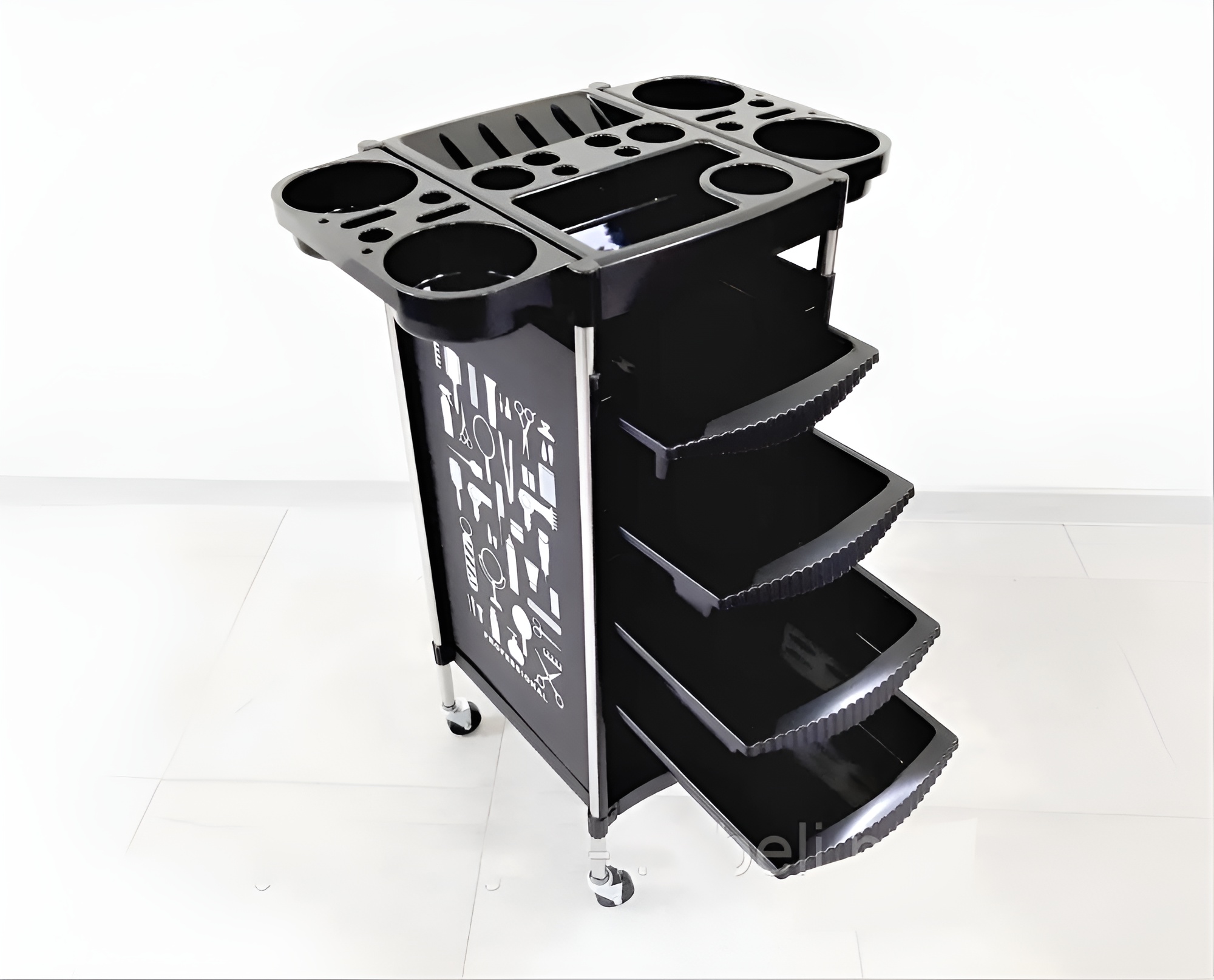 Raflı Kuaför Arabası Absolute Professional 720209