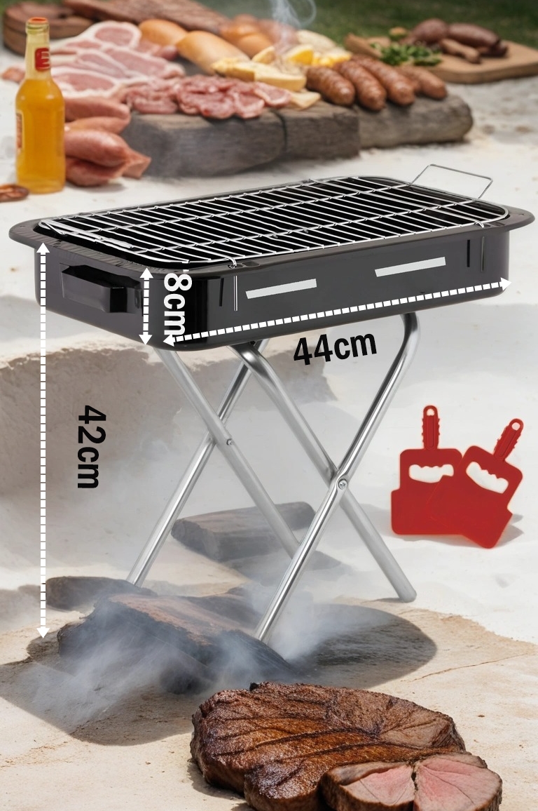 TransForMacion Emaye Mangal Katlanır Ayaklı NO:1 44 X 27 cm 720230