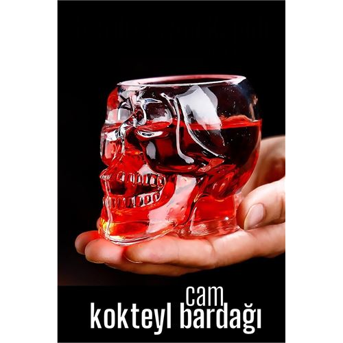 Transformacion Kokteyl Bardağı Kurukafa Cam 720275