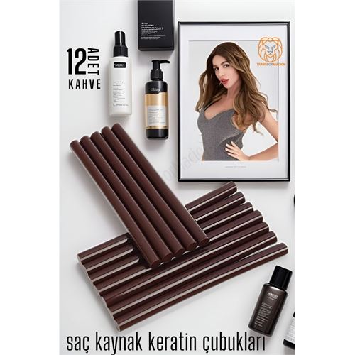 TransForMacion Nano Keratin Kaynak Çubukları 12 ADET KAHVE Absolute 720352