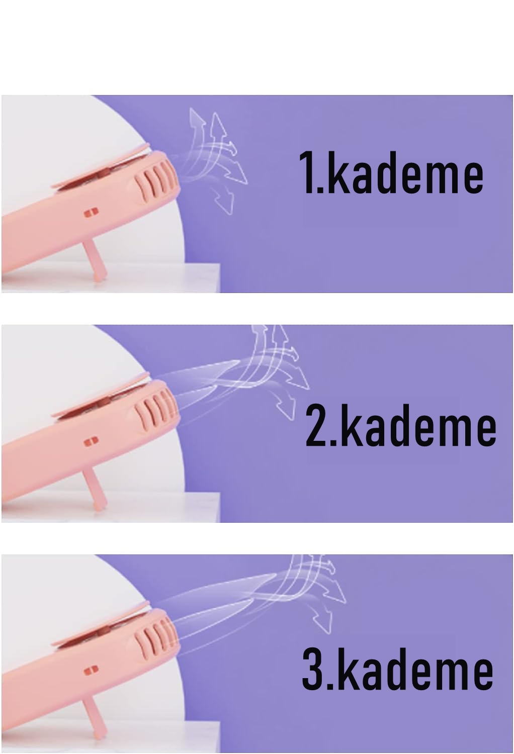 Kirpik Maskara Kurutucu Şarjlı 3 Kademeli 720360