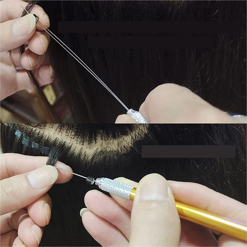 TransForMacion Saç Boncuk Uzatma Keratin Tığı Misina Seti 720393