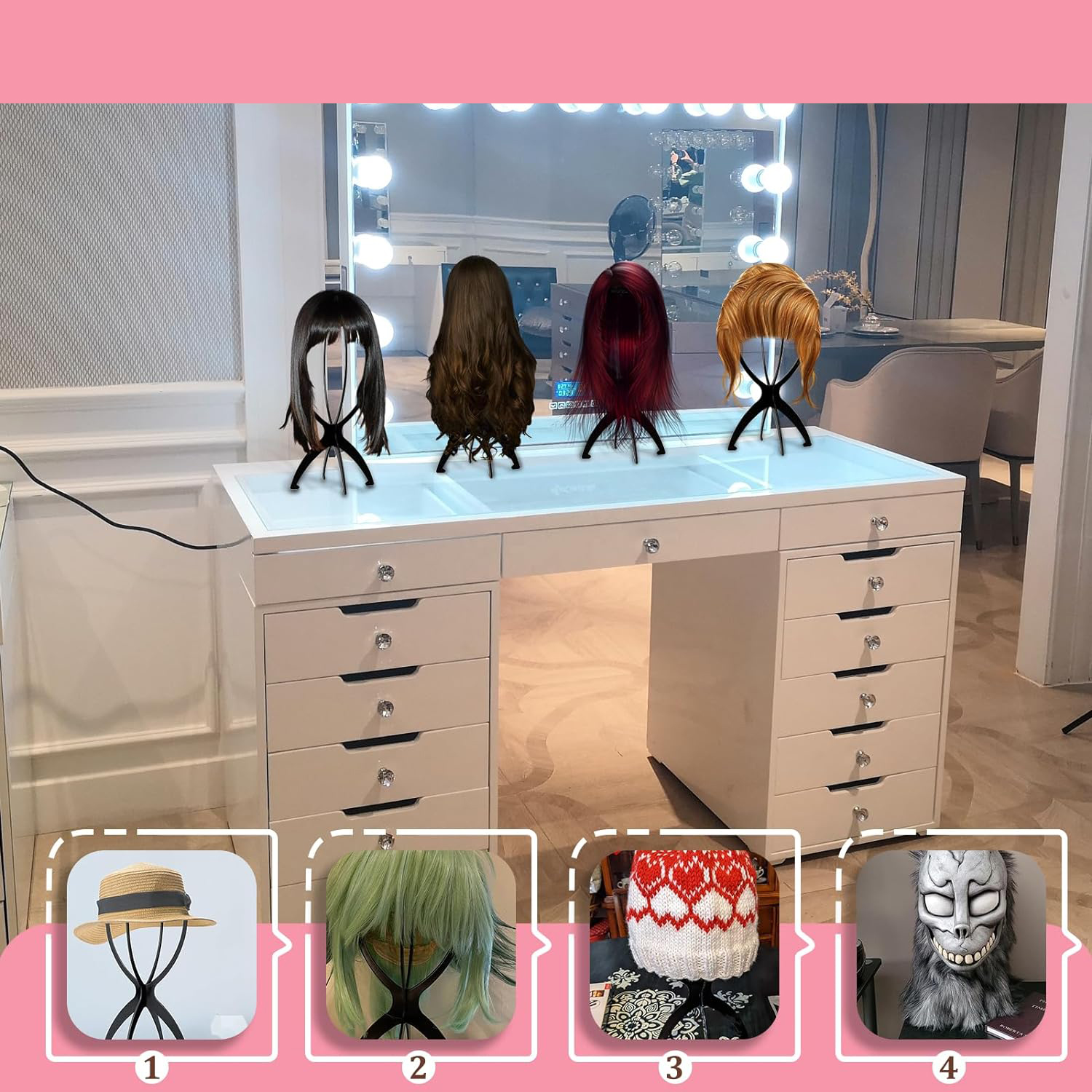 Peruk Standı 4 ADET 720426