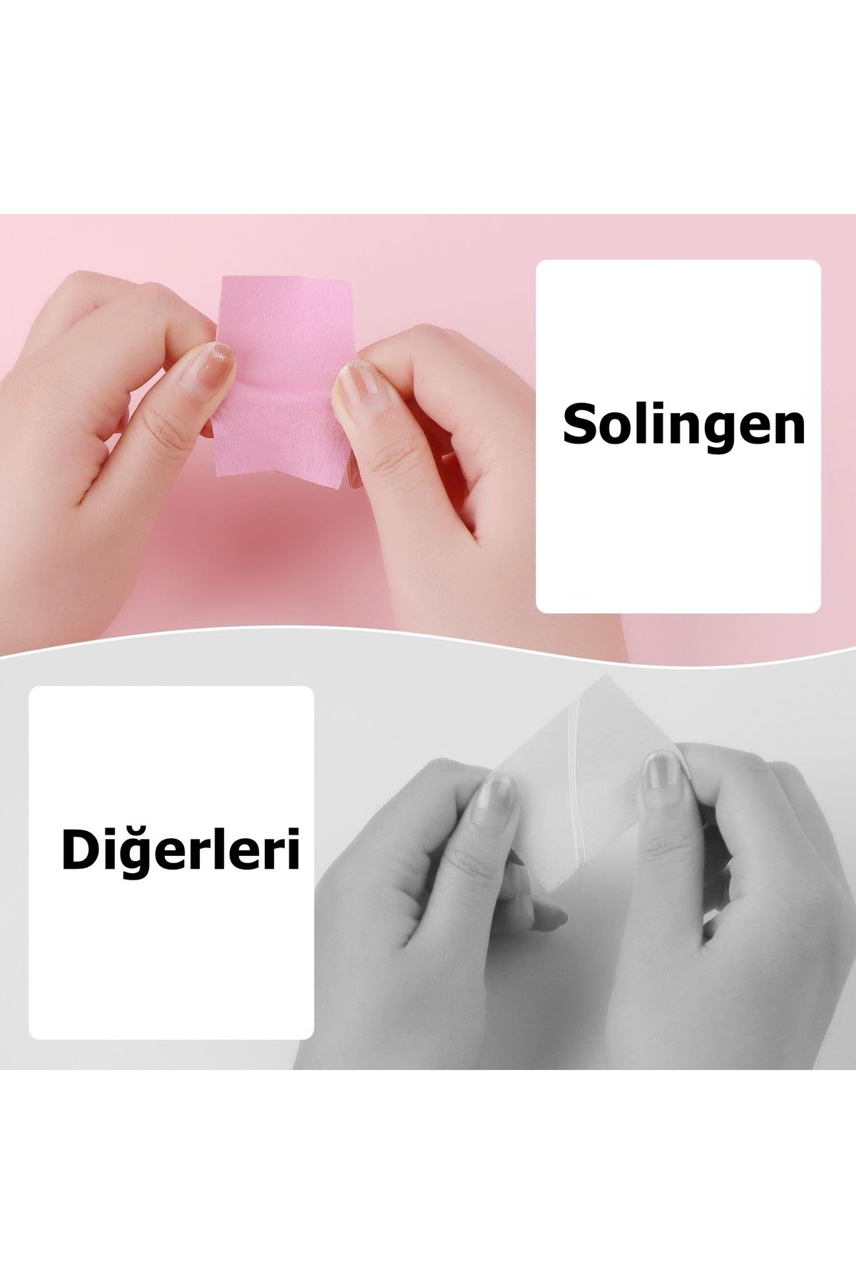 TransForMacion 550 Adet Oje Çıkarıcı Doğal Ped Solingen Professional 719256