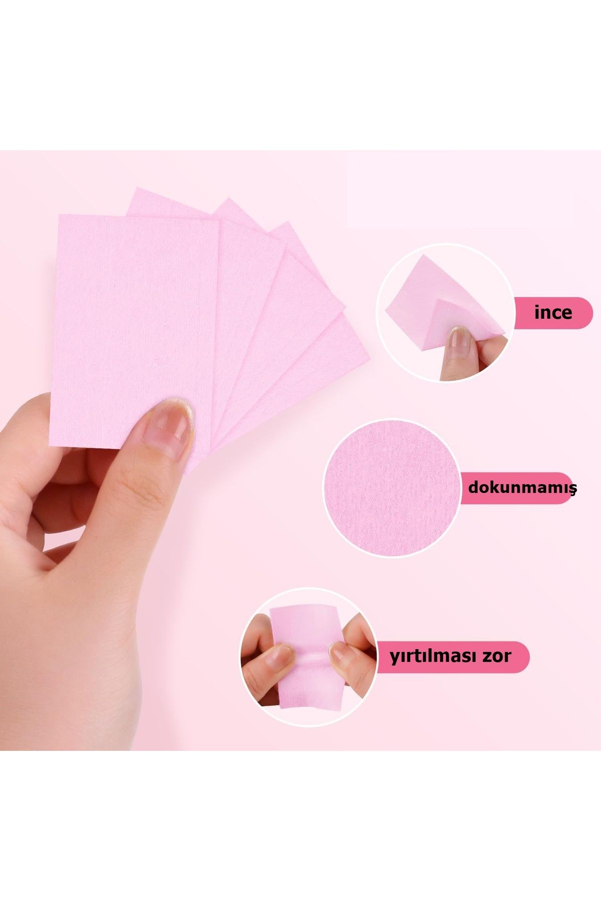 TransForMacion 550 Adet Oje Çıkarıcı Doğal Ped Solingen Professional 719256