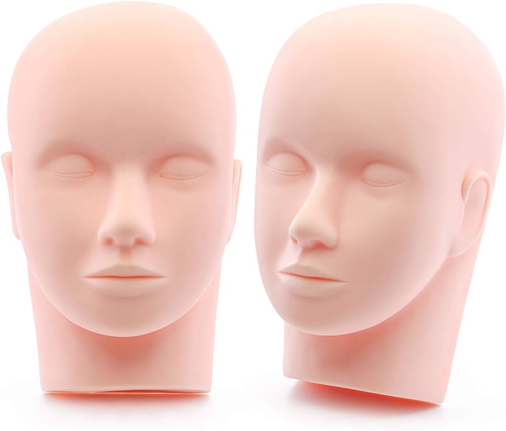 Kirpik Makyaj Eğitim Kafası Silikon 720446