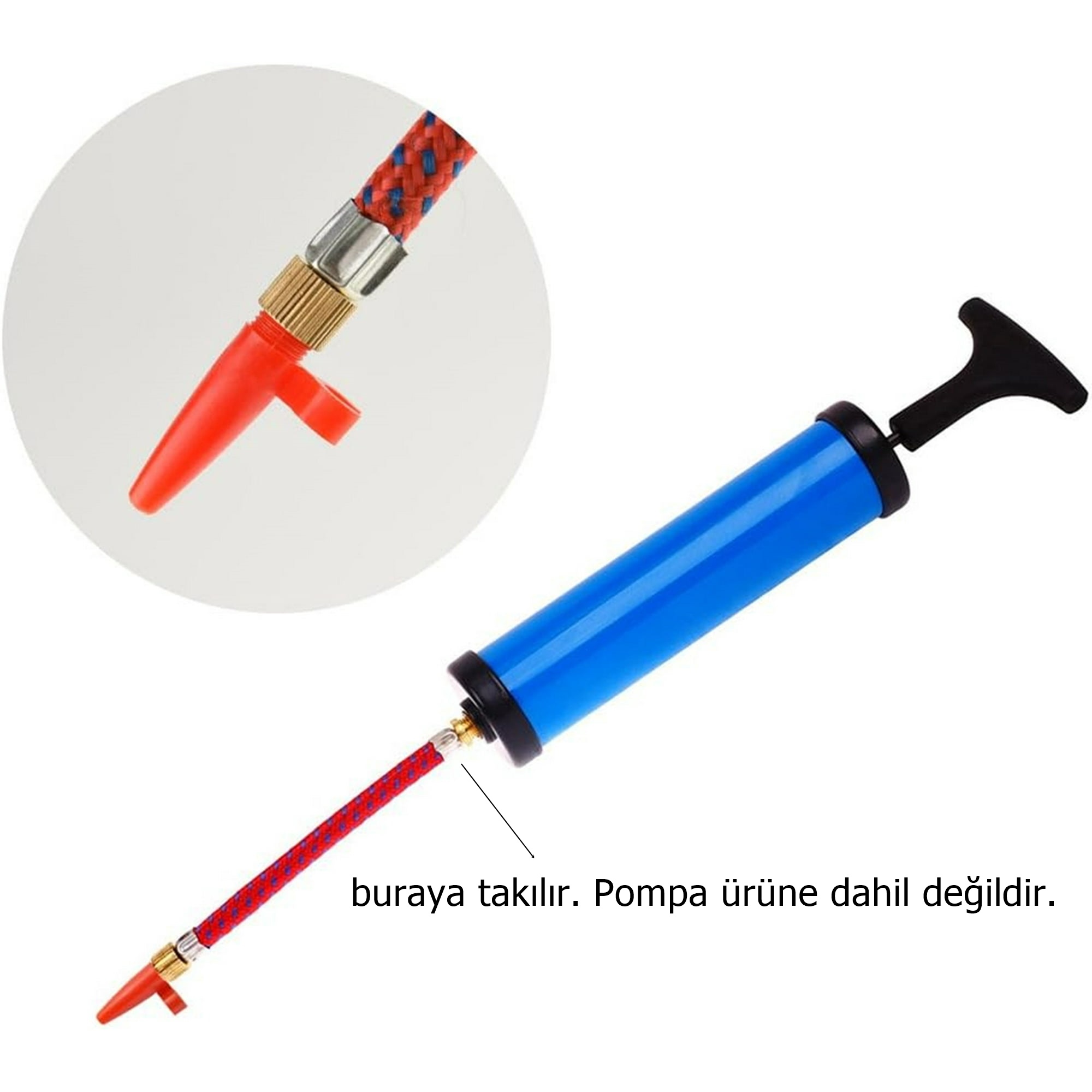 El Ayak Pompaları İğne Hortum Şişirme Kiti 422452