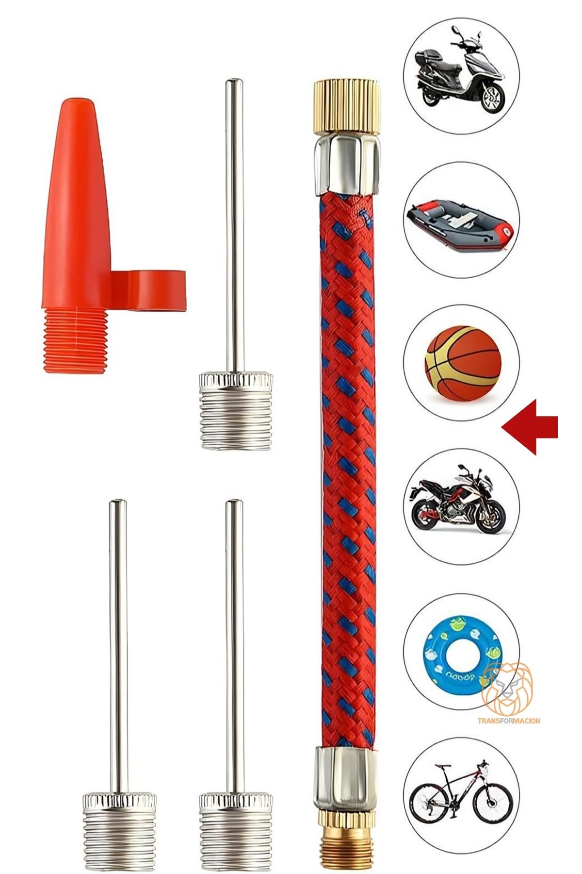 El Ayak Pompaları İğne Hortum Şişirme Kiti 422452