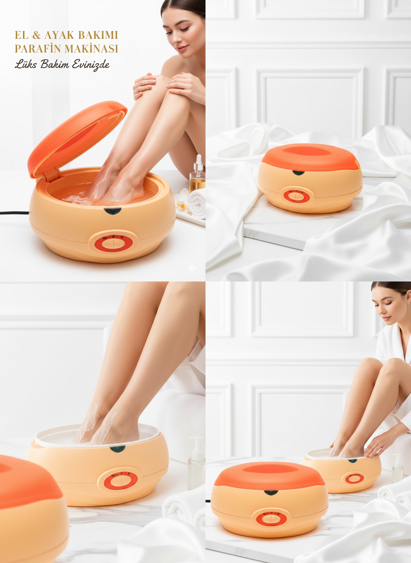 Parafin Ağda Isıtıcı El Ve Ayak Cilt Bakımı Için 720481