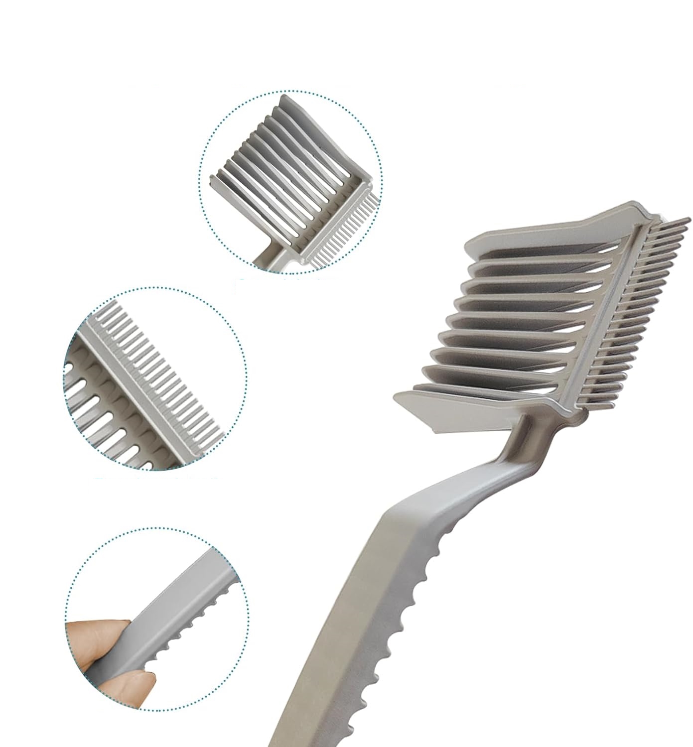 Kuaför Berber Kavisli Kontur Kesim Yardmcı Tarak 720485