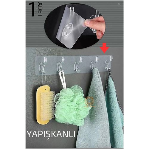 TransForMacion 5 Pinli Yapışkanlı Askı Xenoty Design 716049