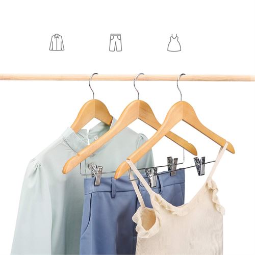 TransForMacion Takım Askısı Ceket Etek Pantolon Kıskaçlı 19 ADET 720503