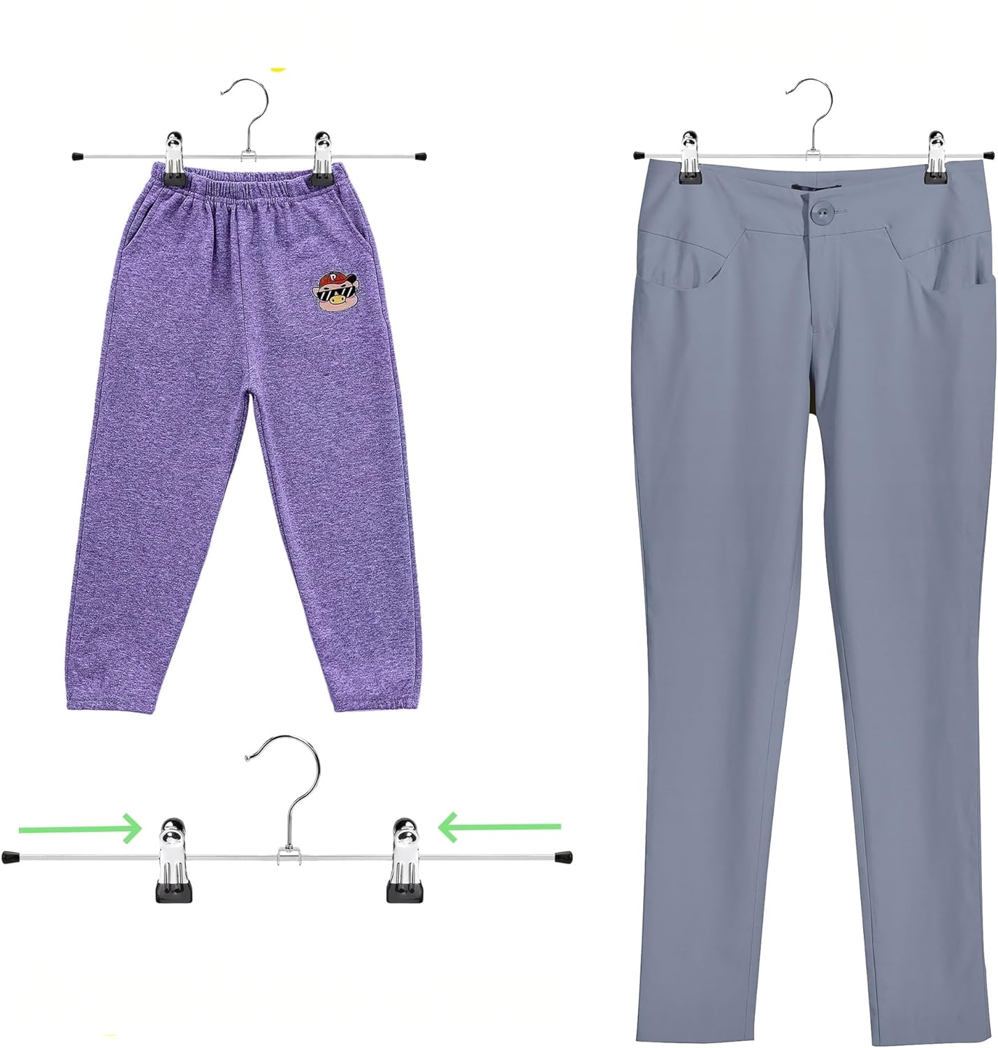 Metal Etek Pantolon Askısı - Mandallı Etek Askısı Pantolon Askısı 20 Adet 720518