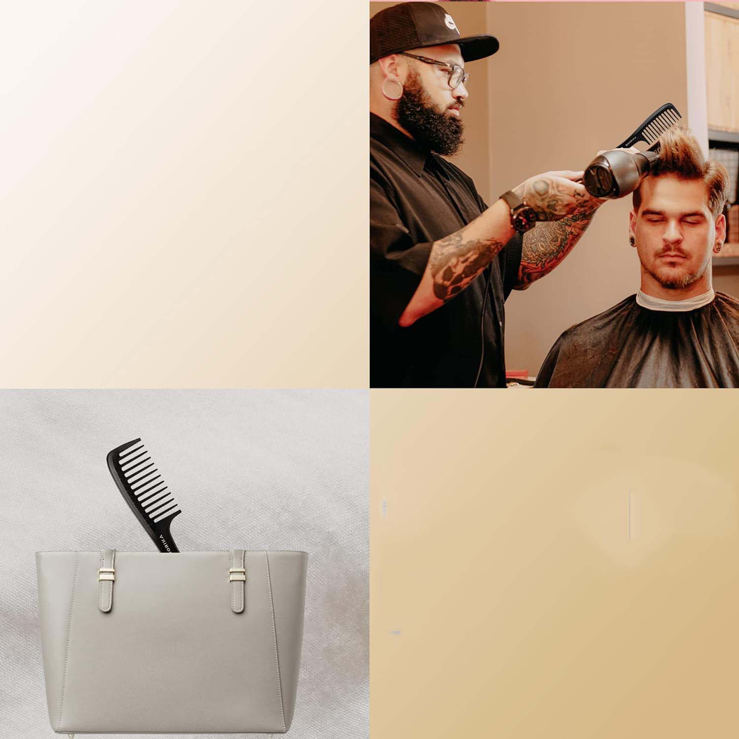 Bukleli Saç Fön Wax Sonrası Tarak Karbon Nano Absolute Professional 720622