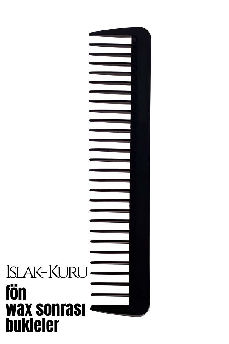 Bukleli Saç Fön Wax Sonrası Tarak Karbon Nano Absolute Professional 720623