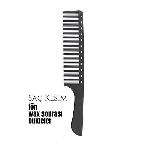 TransForMacion Berber Kuaför Saç Kesim Bukleli Saç Fön Wax Sonrası Tarak 720627